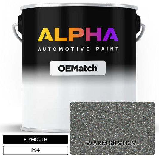 PLYMOUTH WARM SILVER M. PS4 OEMatch Basecoat