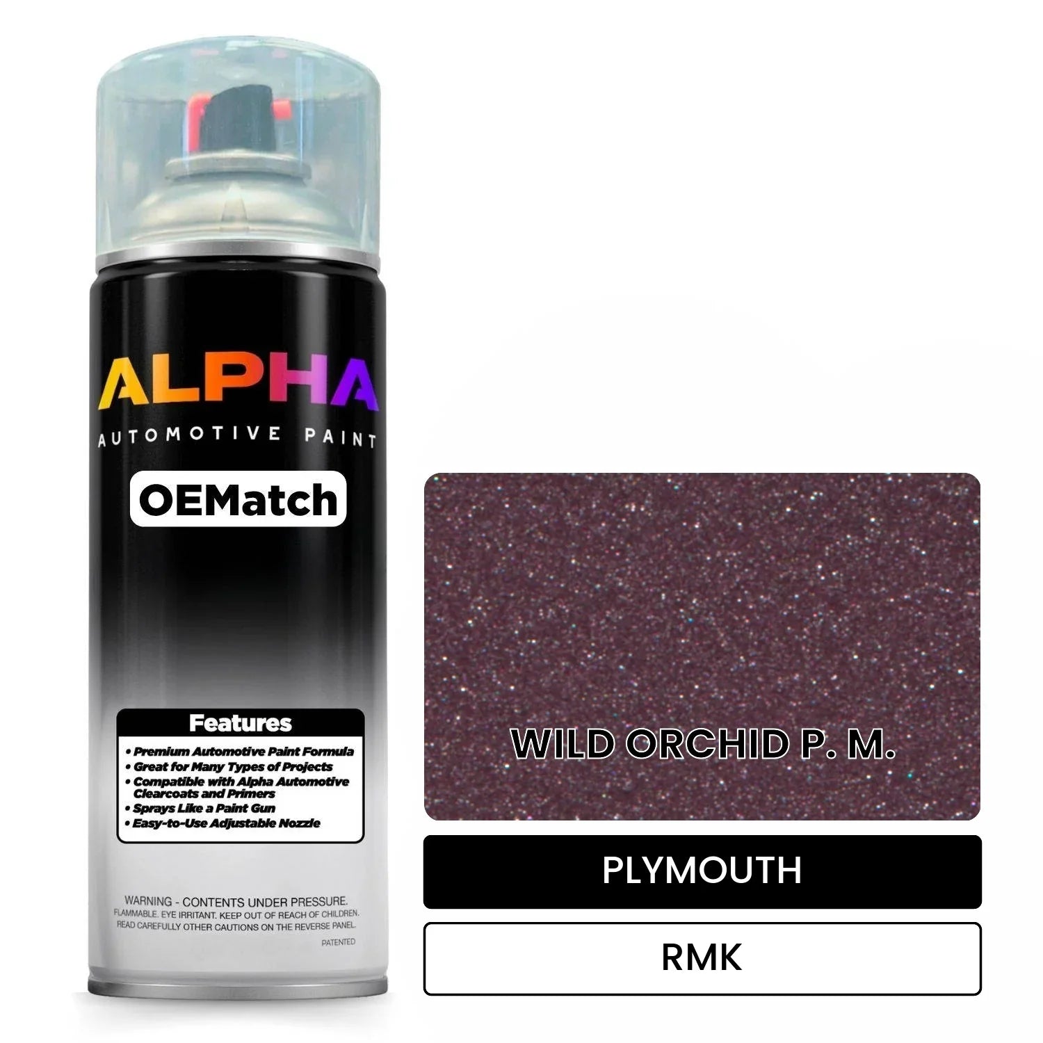 PLYMOUTH WILD ORCHID P. M. RMK OEMatch Spraycan