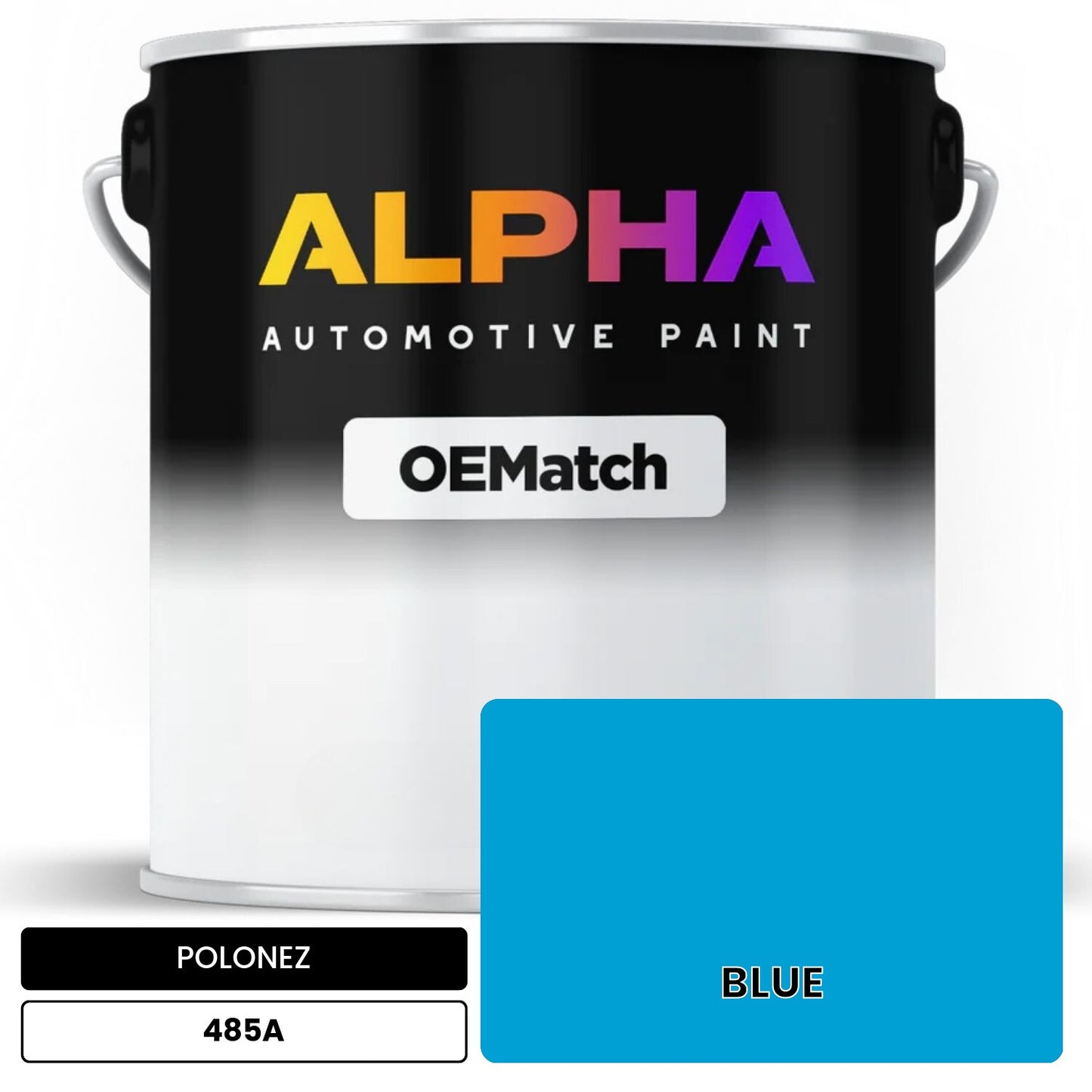 POLONEZ BLUE 485A OEMatch Basecoat
