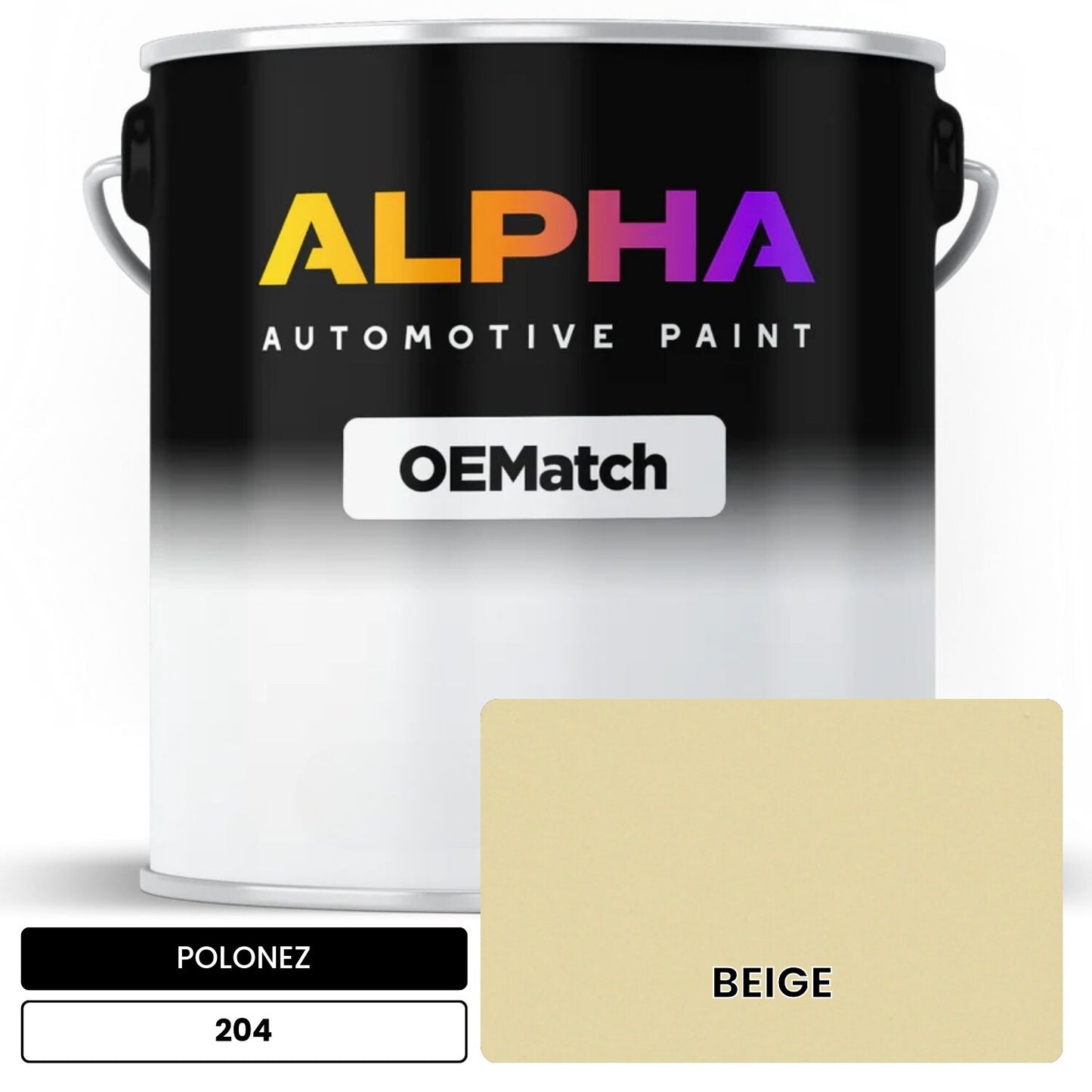 POLONEZ BEIGE 204 OEMatch Basecoat