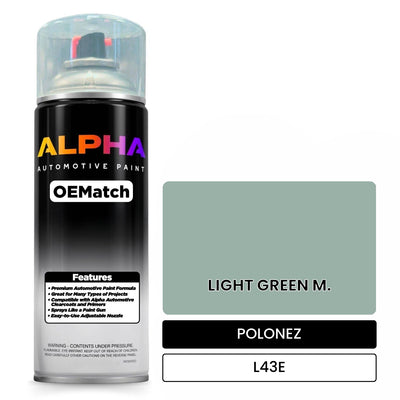 POLONEZ LIGHT GREEN M. L43E | OEMatch Automotive Spraycan