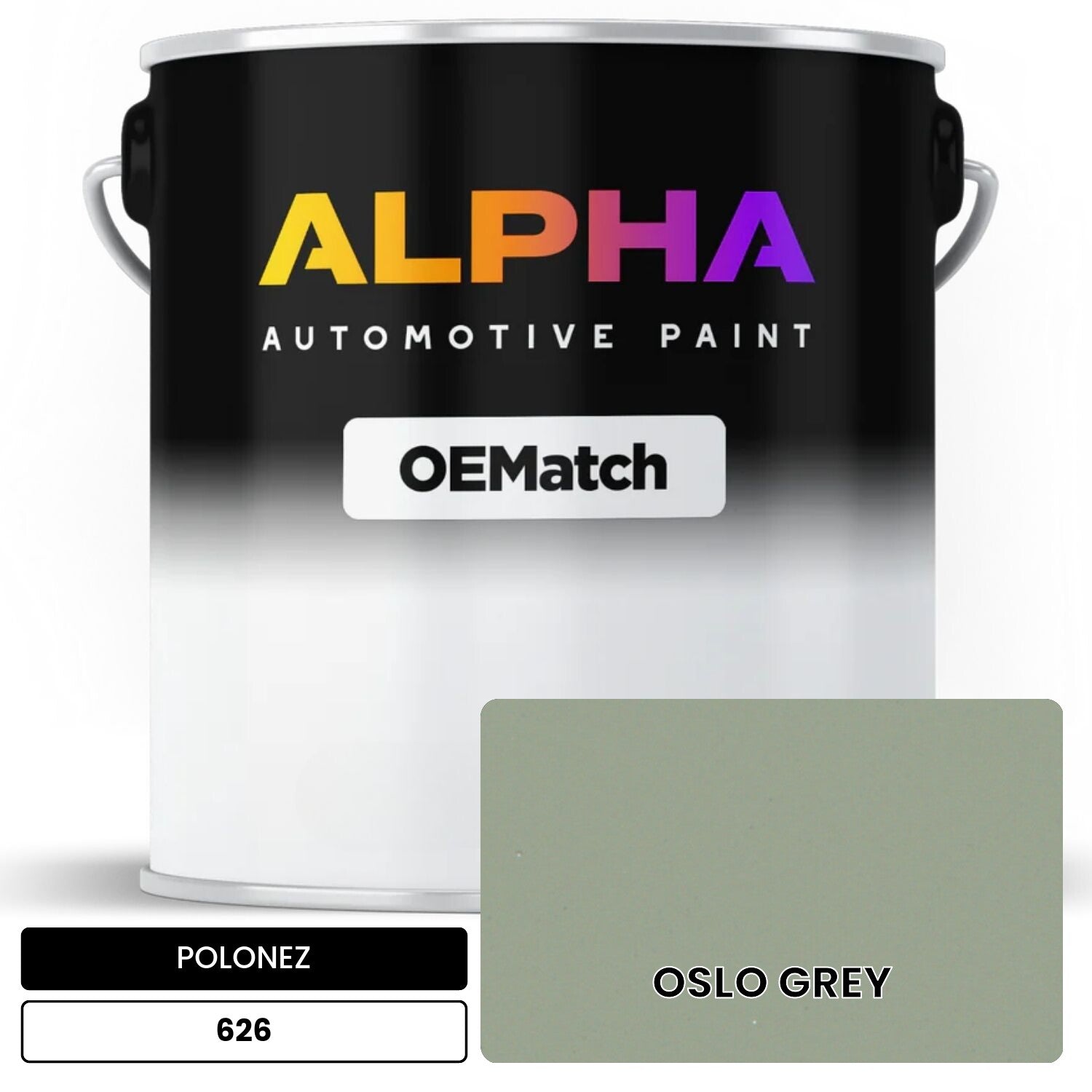 POLONEZ OSLO GREY 626 OEMatch Basecoat