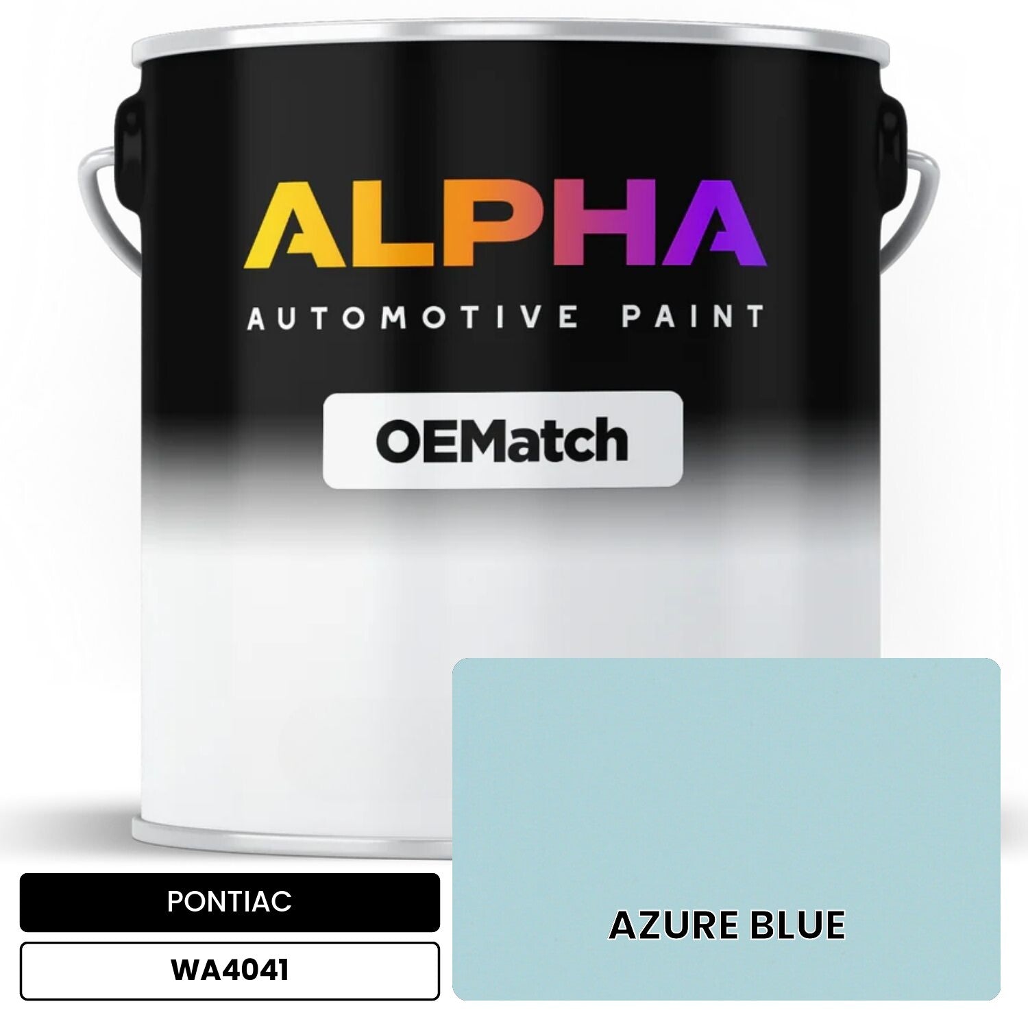 PONTIAC AZURE BLUE WA4041 OEMatch Basecoat