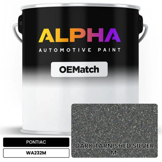 PONTIAC DARK TARNISHED SILVER M. WA232M OEMatch Basecoat