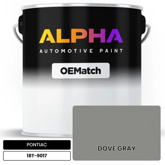 PONTIAC DOVE GRAY 18T-9017 OEMatch Basecoat