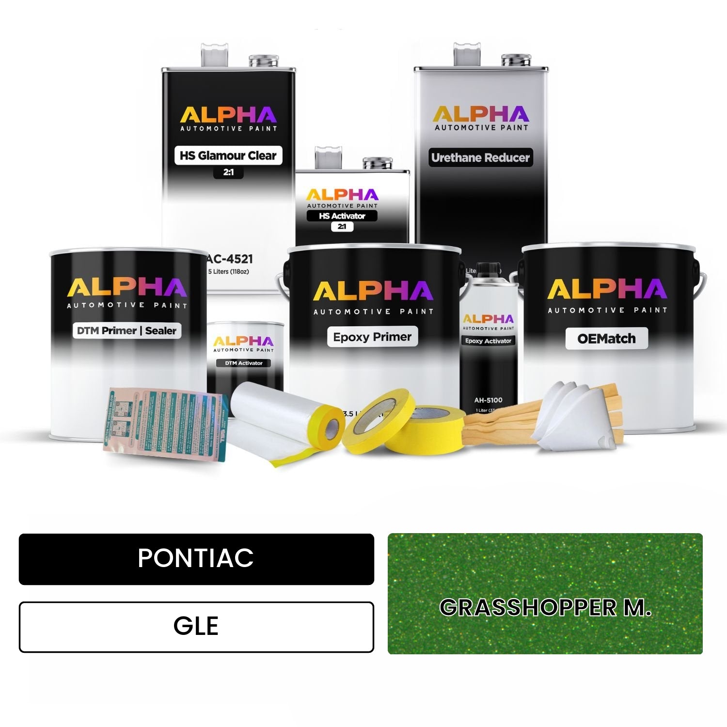 PONTIAC GRASSHOPPER M. GLE OEMatch Vehicle Paint Kit