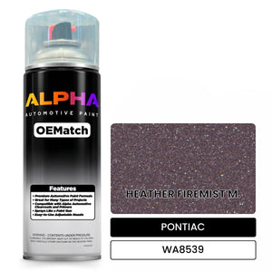 PONTIAC HEATHER FIREMIST M. WA8539 | OEMatch Automotive Spraycan