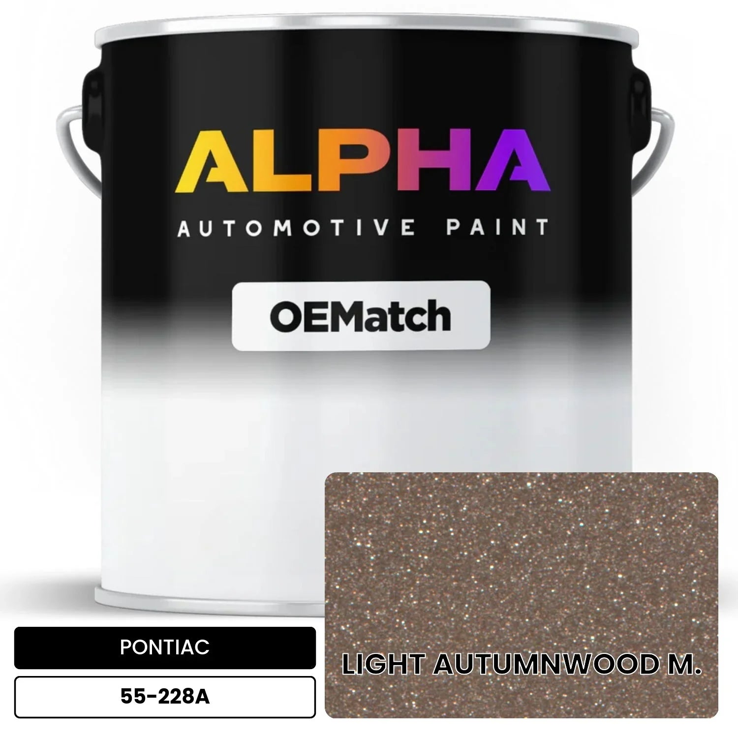 PONTIAC LIGHT AUTUMNWOOD M. 55-228A OEMatch Basecoat