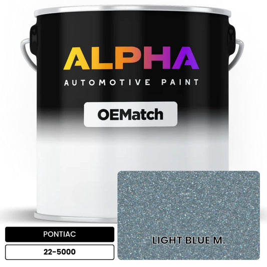 PONTIAC LIGHT BLUE M. 22-5000 OEMatch Basecoat