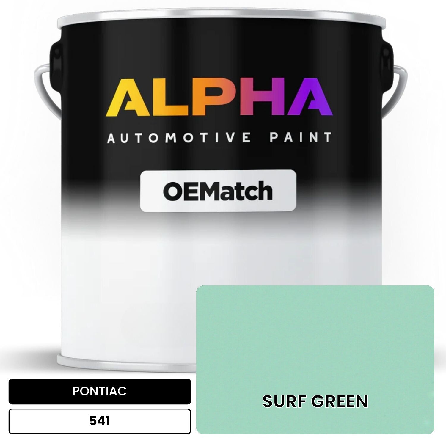 PONTIAC SURF GREEN 541 OEMatch Basecoat