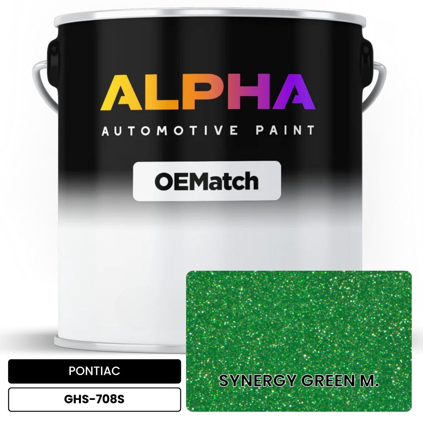 PONTIAC SYNERGY GREEN M. GHS-708S OEMatch Basecoat