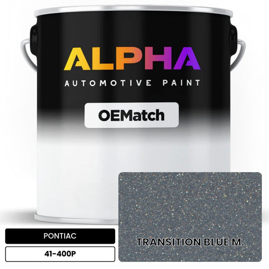 PONTIAC TRANSITION BLUE M. 41-400P OEMatch Basecoat