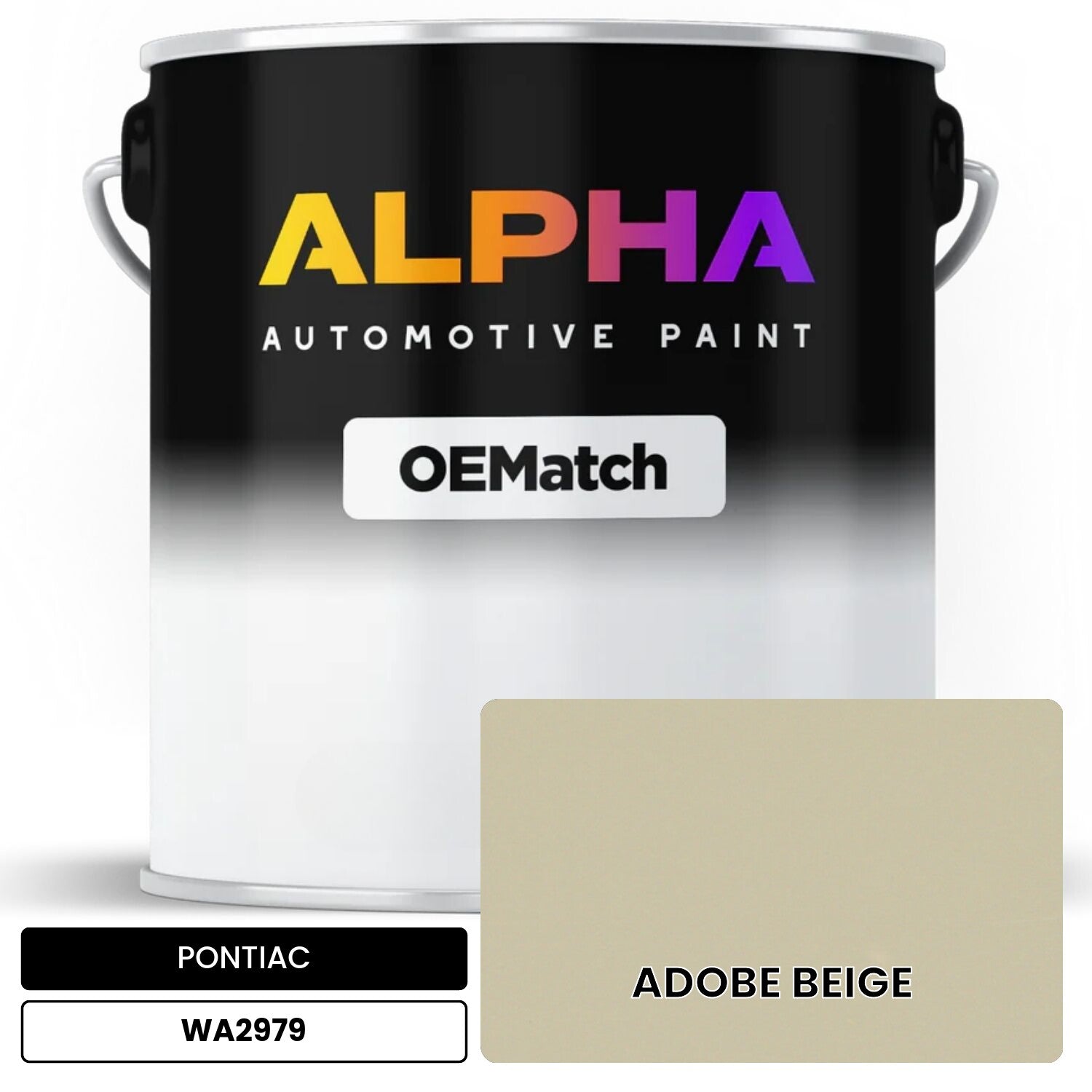 PONTIAC ADOBE BEIGE WA2979 OEMatch Basecoat