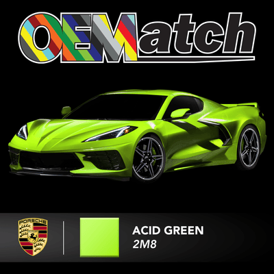Porsche Acid Green | OEM Drop-In Pigment - The Spray Source - Alpha Pigments