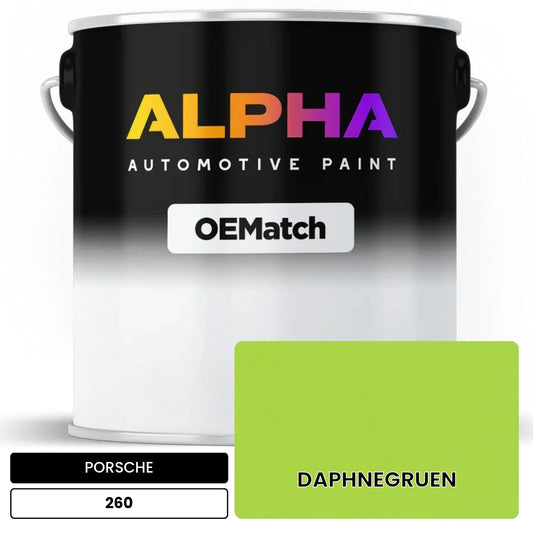 PORSCHE Daphne Green 260 OEMatch Basecoat