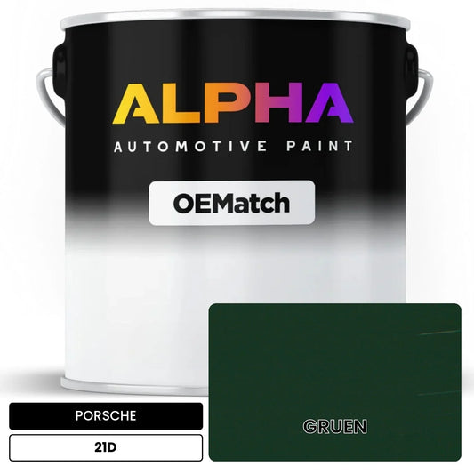 PORSCHE Green 21D OEMatch Basecoat