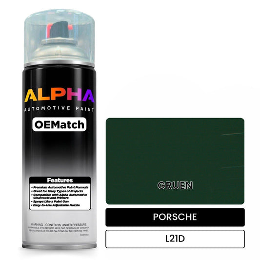 PORSCHE Green L21D OEMatch Spraycan