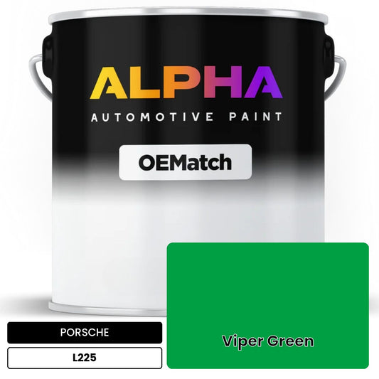 PORSCHE Viper Green L225 OEMatch Basecoat
