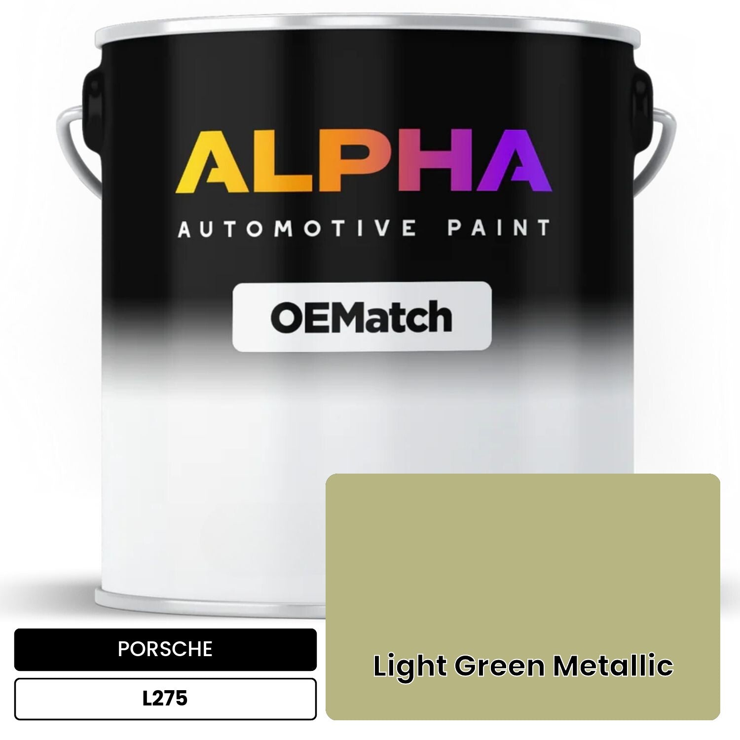 PORSCHE Light Green Metallic L275 OEMatch Basecoat