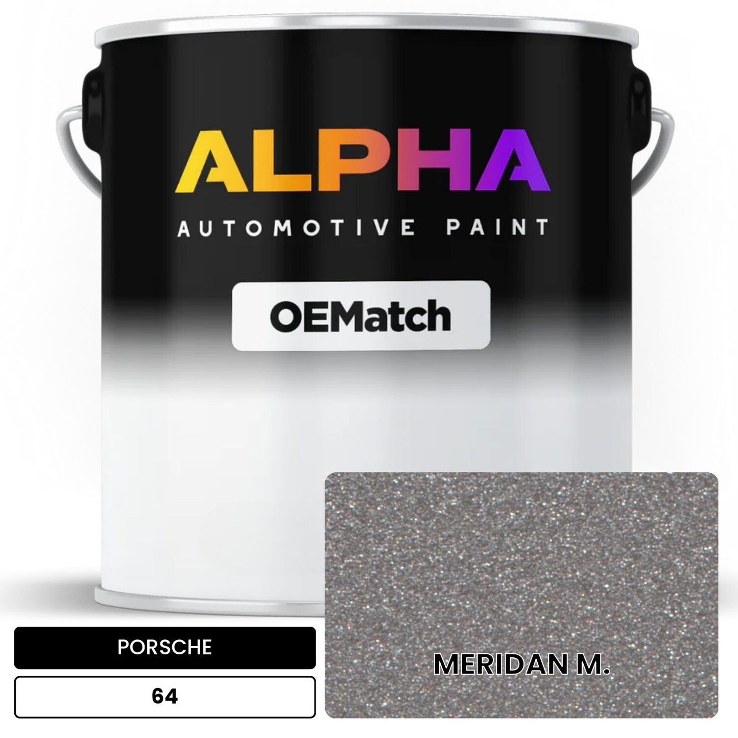 PORSCHE Meridian Metallic 64 OEMatch Basecoat