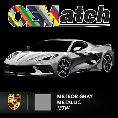 Porsche Meteor Gray Metallic | OEM Drop-In Pigment - The Spray Source - Alpha Pigments