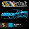 Porsche Miami Blue | OEM Drop-In Pigment - The Spray Source - Alpha Pigments
