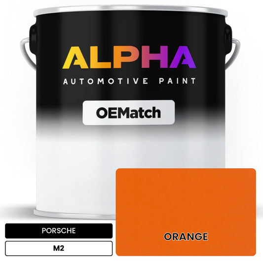 PORSCHE Orange M2 OEMatch Basecoat