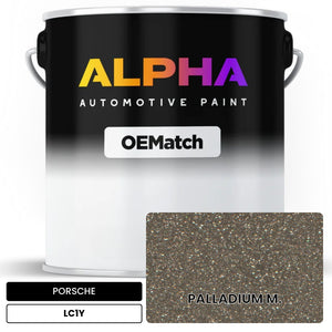 PORSCHE Palladium Metallic LC1Y | OEMatch Automotive Basecoat