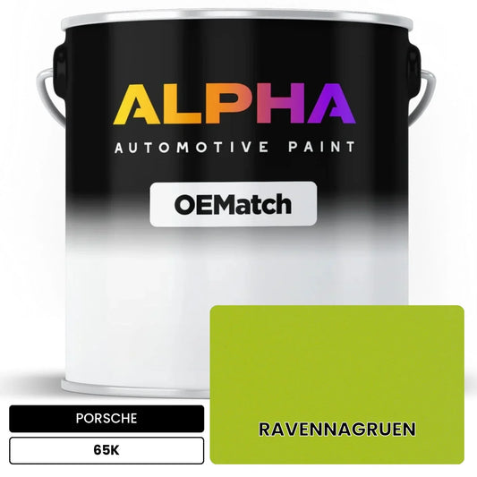 PORSCHE Ravenna Green 65K OEMatch Basecoat