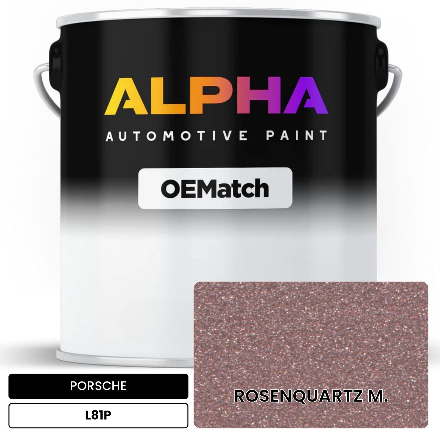 PORSCHE Rose Quartz Metallic L81P OEMatch Basecoat