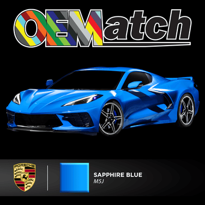 Porsche Sapphire Blue | OEM Drop-In Pigment - The Spray Source - Alpha Pigments