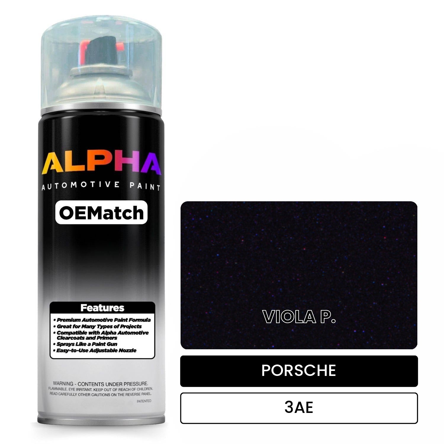 PORSCHE Viola Metallic 3AE OEMatch Spraycan