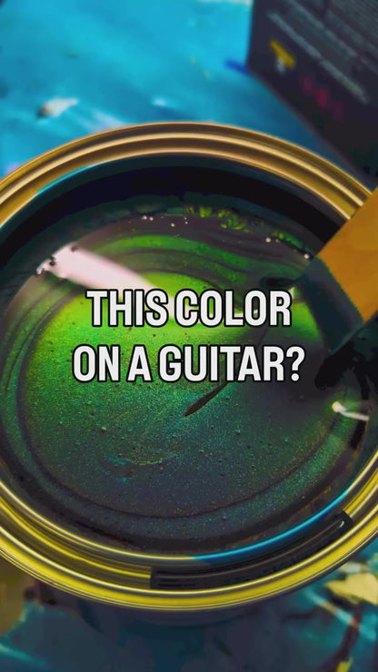 Mermaid Tail Guitar Paint Kit