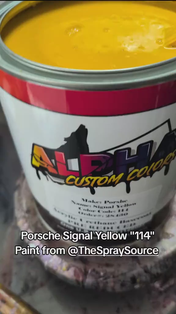 Porsche Signal Yellow 114 | OEMatch Vehicle Paint Kit