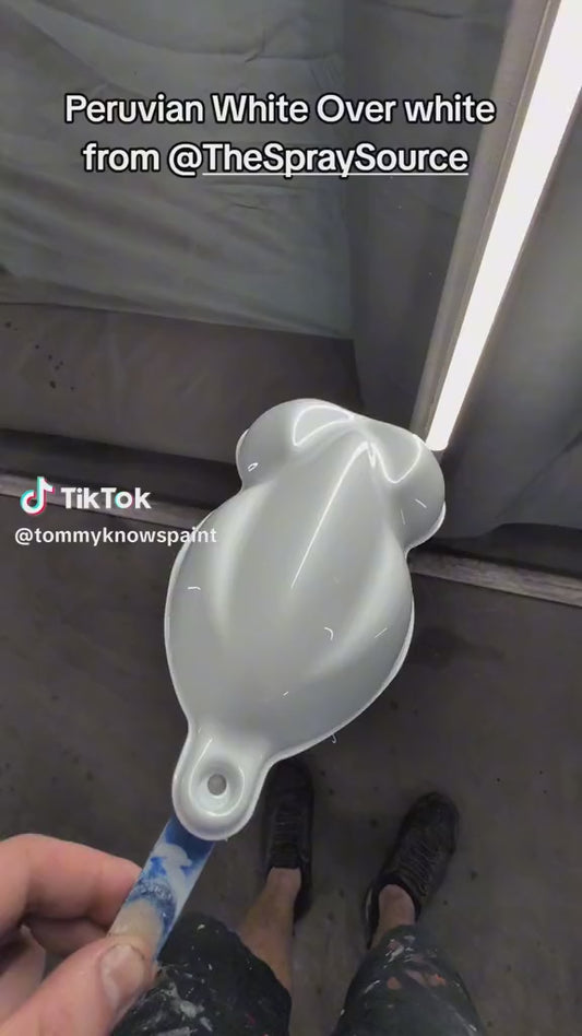 Peruvian White Painted Sample (White Ground Coat)