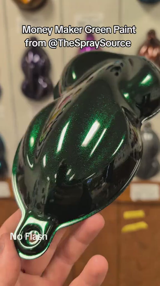 Money Maker Green Painted Sample (Black Ground Coat)