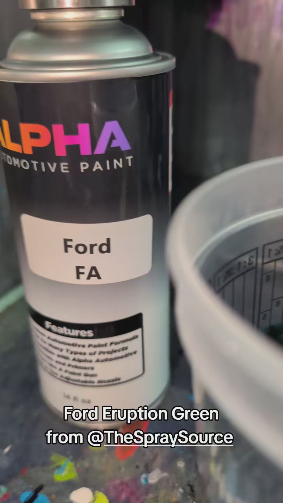 FORD USA ERUPTION GREEN P. FA | OEMatch Automotive Spraycan – The