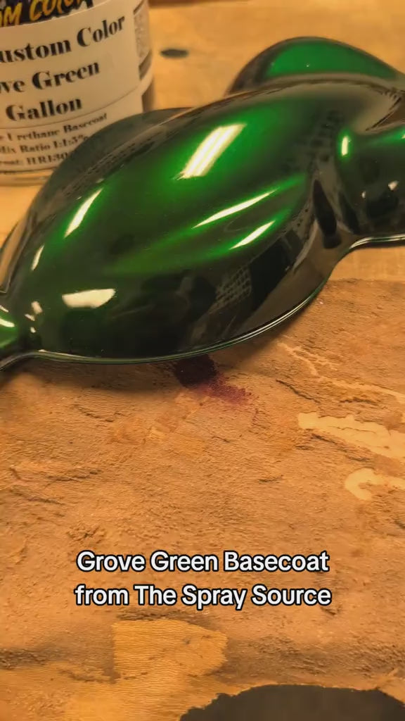 Grove Green Painted Sample (Black Ground Coat)