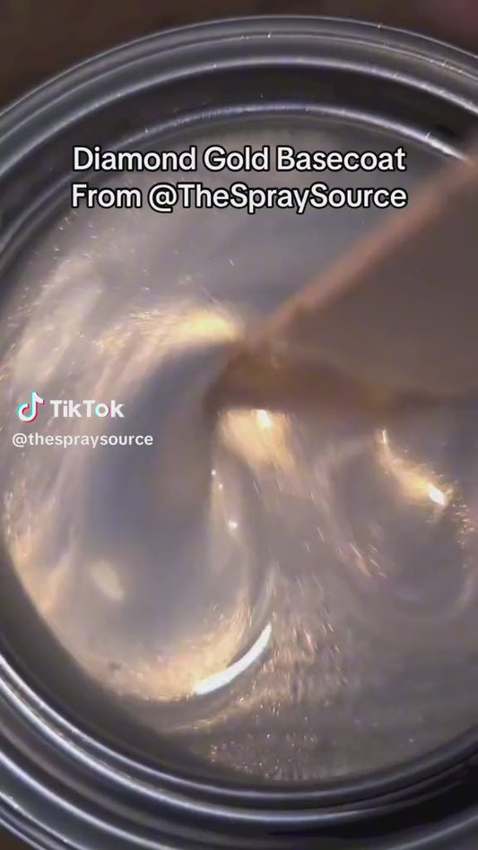 Diamond Gold Motorcycle Paint Kit