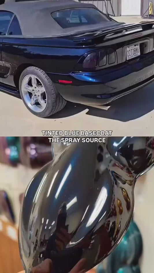 Tinted Blue Motorcycle Paint Kit