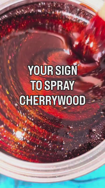 Cherrywood Painted Sample (Black Ground Coat)