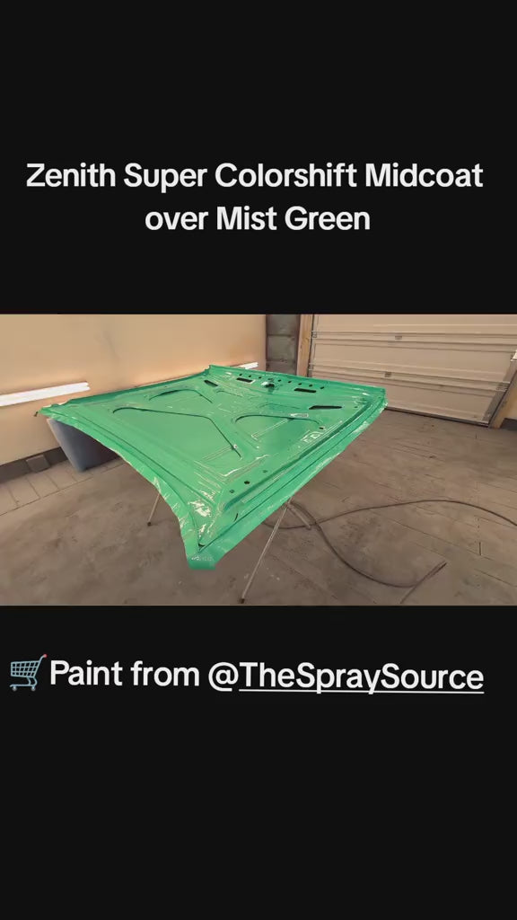 Mist Green Painted Sample (White Ground Coat)