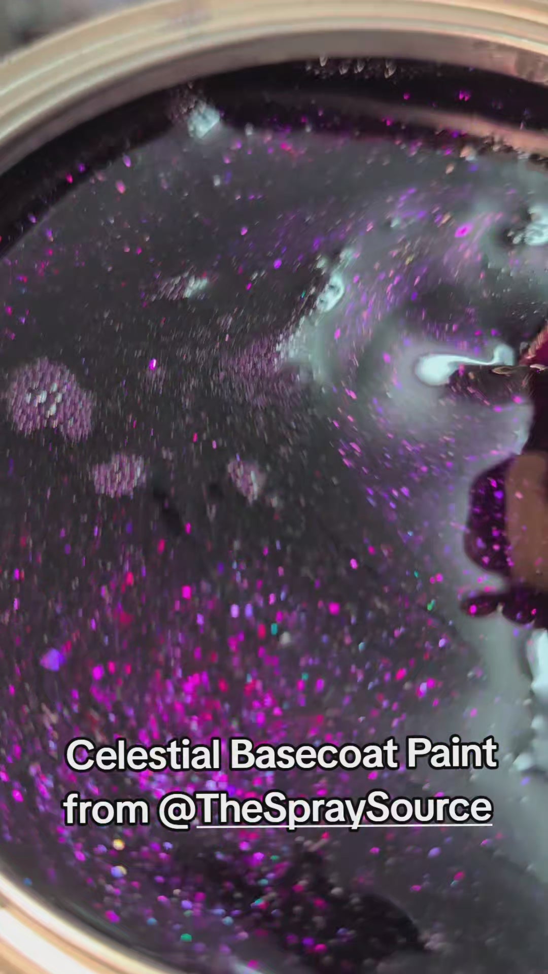 Celestial Purple Painted Sample (Black Ground Coat) – The Spray Source