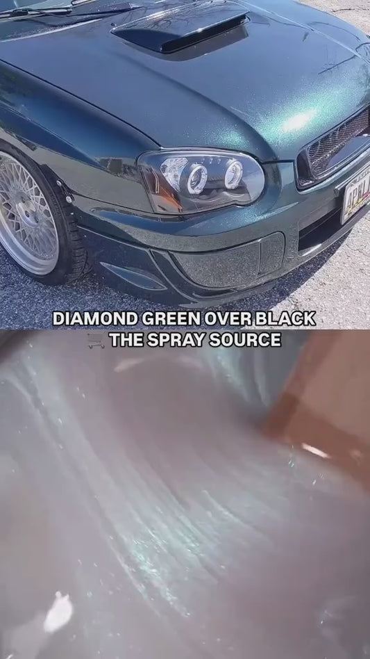 Diamond Green Motorcycle Paint Kit