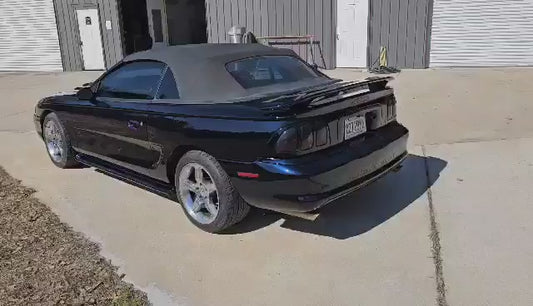 Tinted Blue Painted Sample (Black Ground Coat)