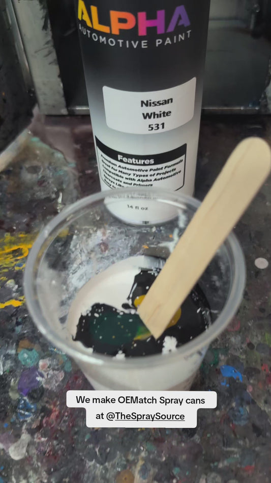 NISSAN WHITE 531 | OEMatch Vehicle Paint Kit