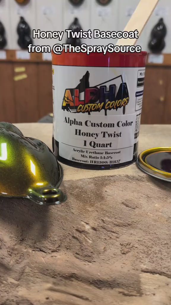 Honey Twist Painted Sample (Black Ground Coat)