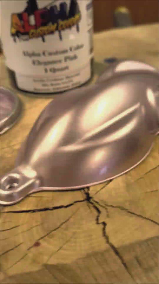 Pink Elegance Painted Sample (Grey Ground Coat)