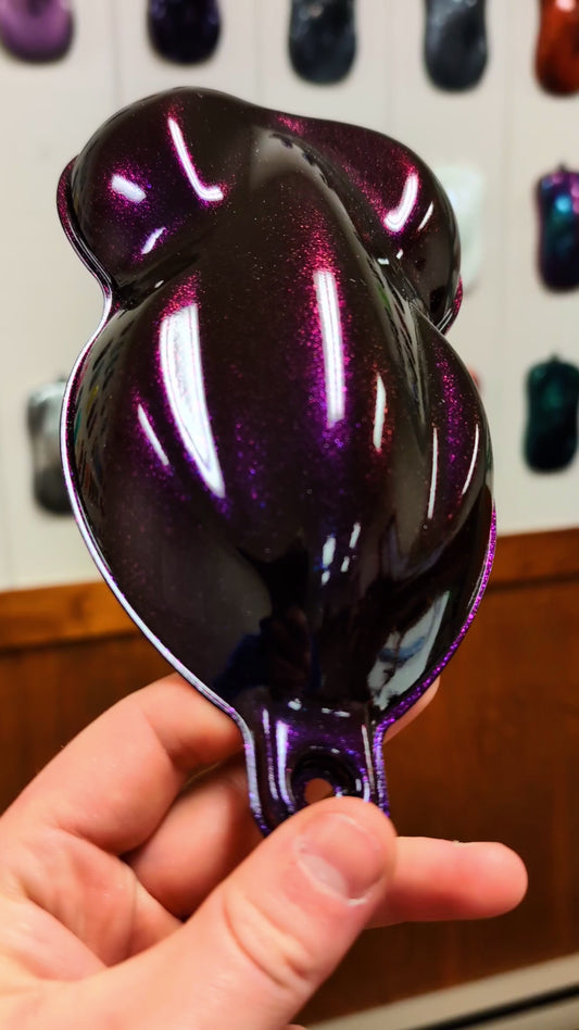 Aurora Purple Painted Sample (Black Ground Coat)