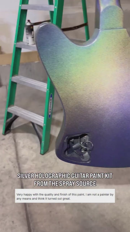 Silver Holographic Basecoat Midcoat